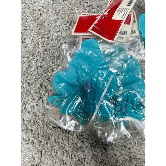 Big Inflatable Character Gift Tag Penguin Approx 3"x5" Bundle Set Of 10 New - Picture 4 of 8